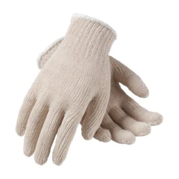 Glove Polycotton Knit White (PACKET OF 12)