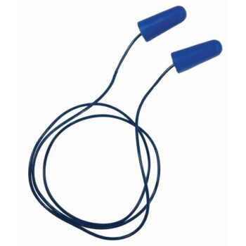 Metal Detectable PU Class 5 27DB Earplug Blue