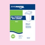 Bin Liner All Purpose Flat Pack Black 240L (CARTON OF 200)