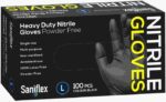 Saniflex Nitrile Black L 100s