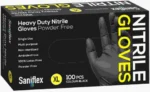 Saniflex Nitrile Black XL 100s