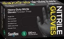 Saniflex Nitrile Black S 100s